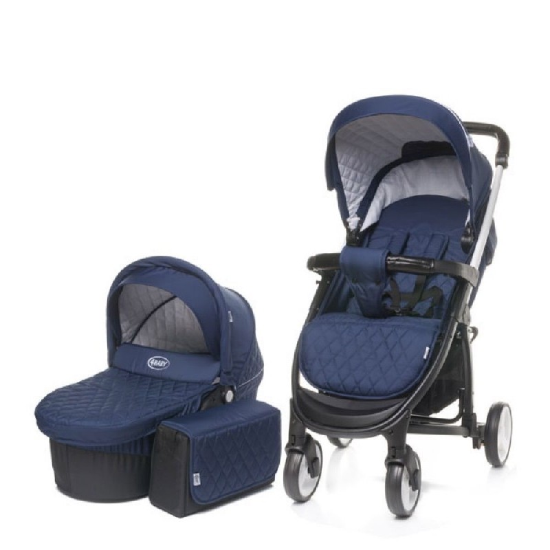 Carucior copii 3 in 1 Atomic 4Baby Bleumarin