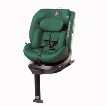 Scaun auto Isofix rotativ 0-36kg Enzo Fix 4Baby Dark Green