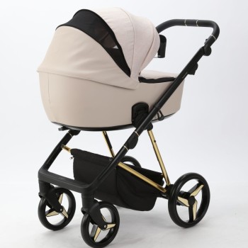 Carucior 3 in 1 Blanc Adamex Deluxe Beige PS560
