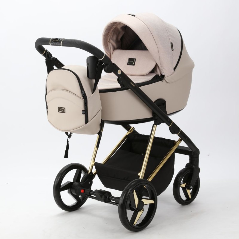Carucior 3 in 1 Blanc Adamex Deluxe Beige PS560