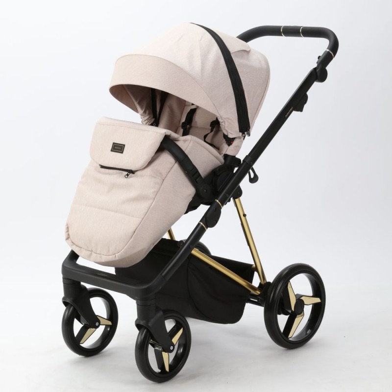 Carucior 3 in 1 Blanc Adamex Deluxe Beige PS560