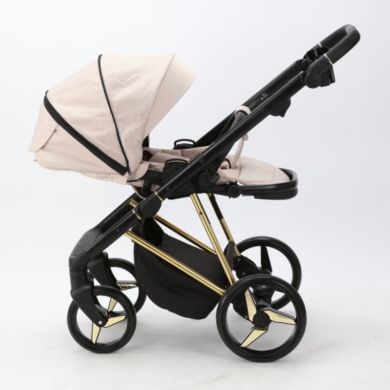 Carucior 3 in 1 Blanc Adamex Deluxe Beige PS560