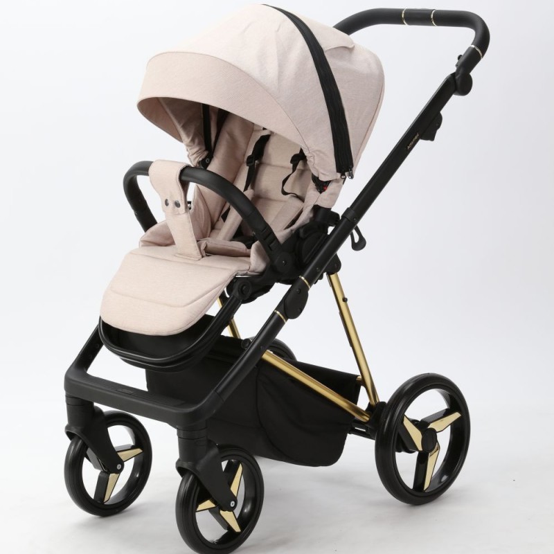 Carucior 3 in 1 Blanc Adamex Deluxe Beige PS560