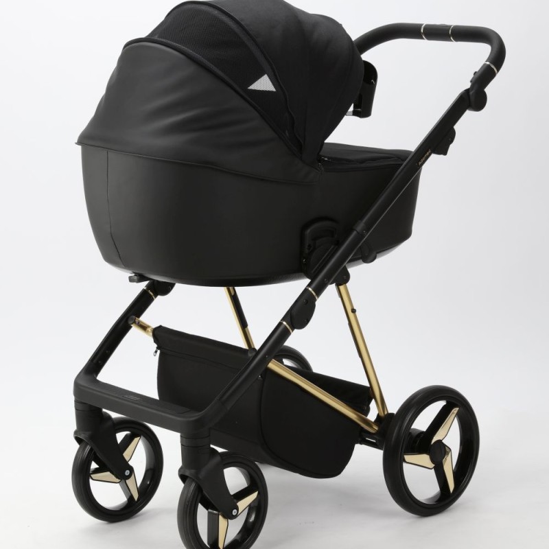 Carucior 3 in 1 Blanc Adamex Deluxe Black PS699