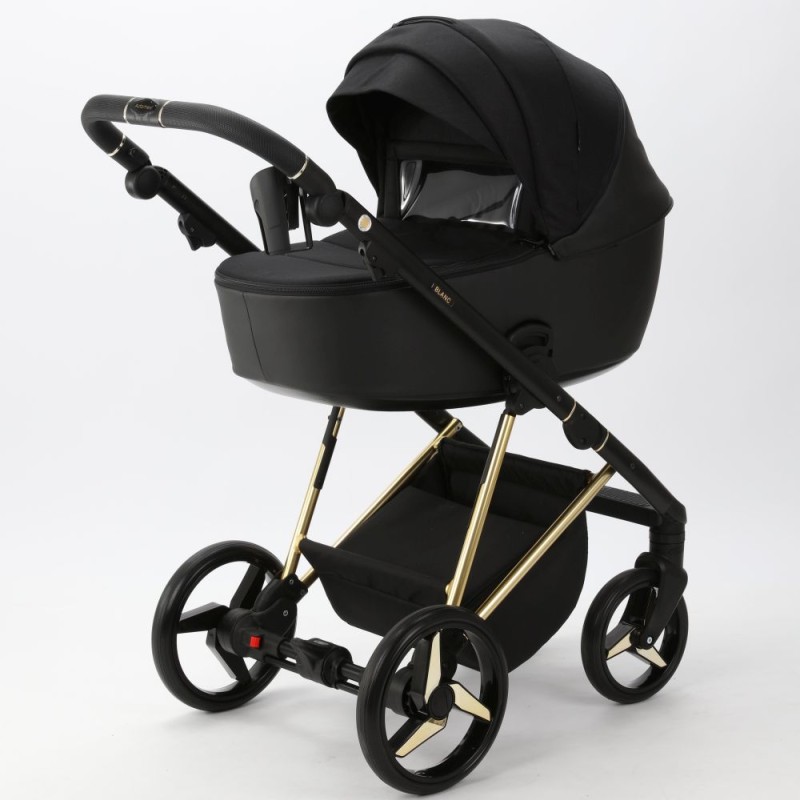 Carucior 3 in 1 Blanc Adamex Deluxe Black PS699