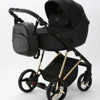 Carucior 3 in 1 Blanc Adamex Deluxe Black PS699