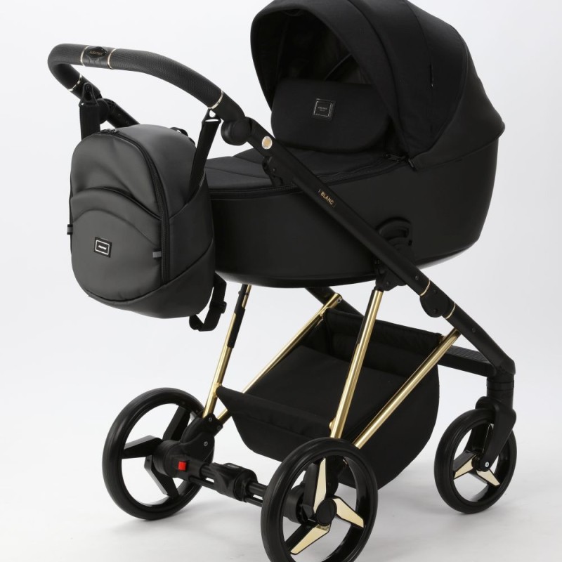 Carucior 3 in 1 Blanc Adamex Deluxe Black PS699