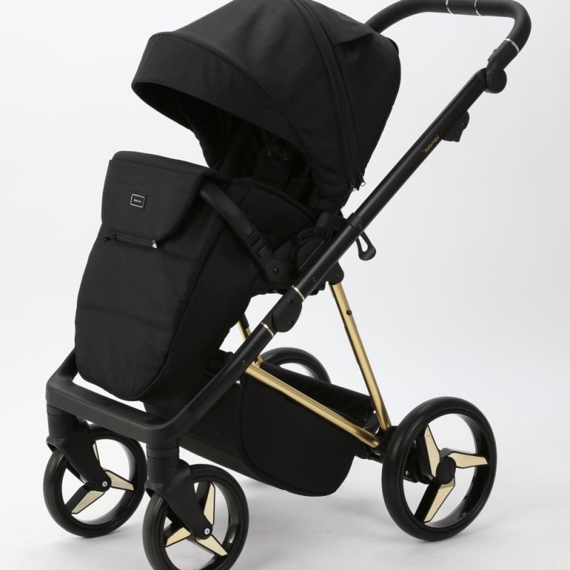 Carucior 3 in 1 Blanc Adamex Deluxe Black PS699