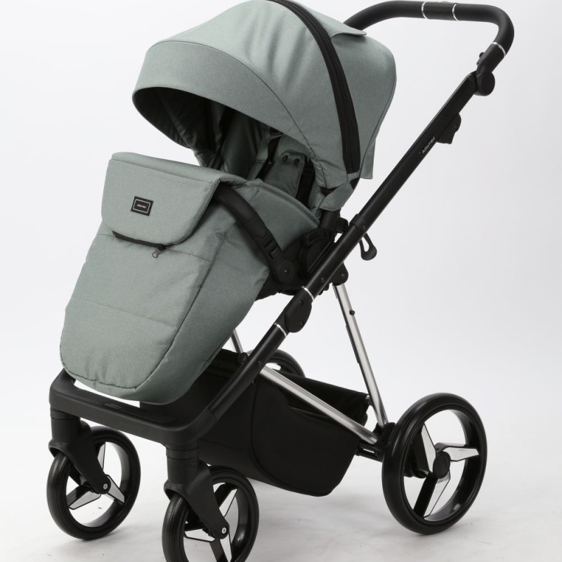 Carucior 3 in 1 Blanc Adamex Deluxe Soft Green PS809