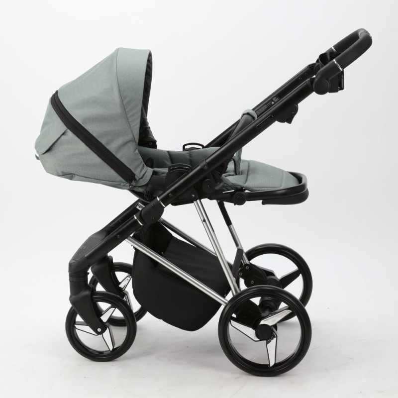 Carucior 3 in 1 Blanc Adamex Deluxe Soft Green PS809