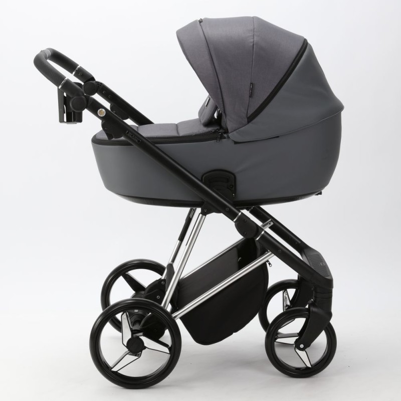 Carucior 3 in 1 Blanc Adamex Deluxe Grey PS733