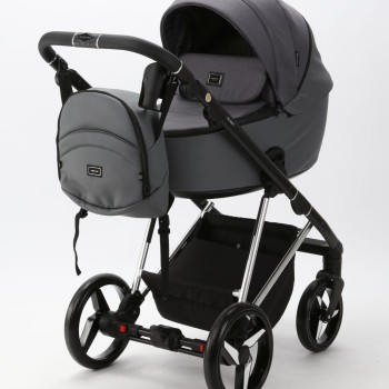 Carucior 3 in 1 Blanc Adamex Deluxe Grey PS733