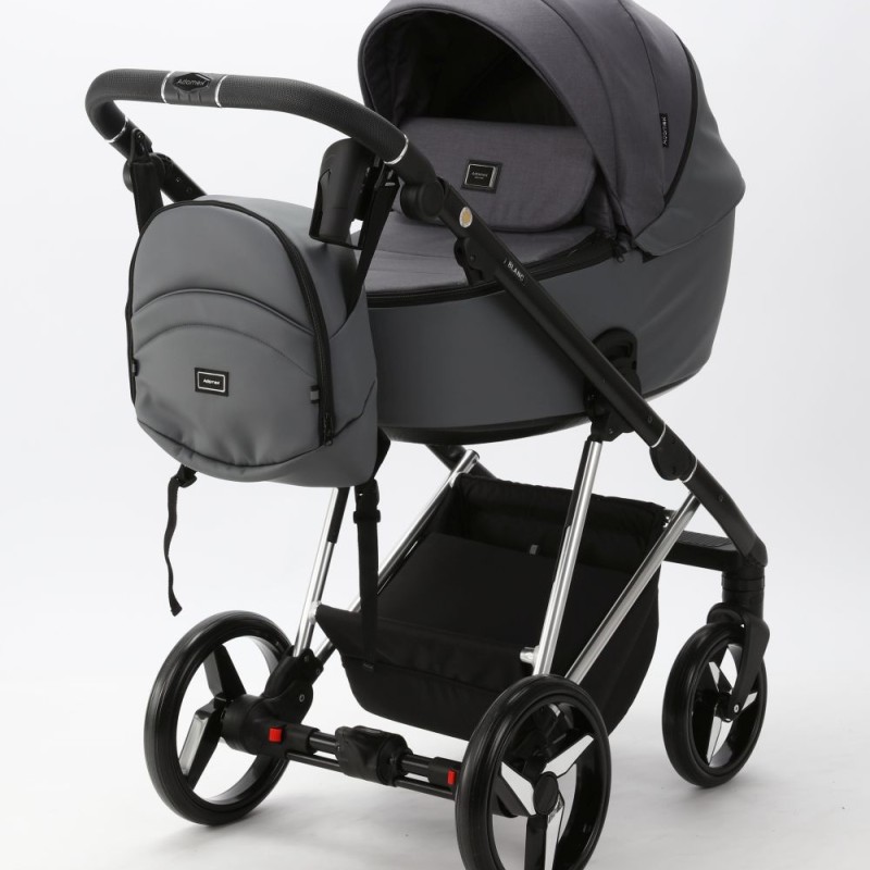 Carucior 3 in 1 Blanc Adamex Deluxe Grey PS733