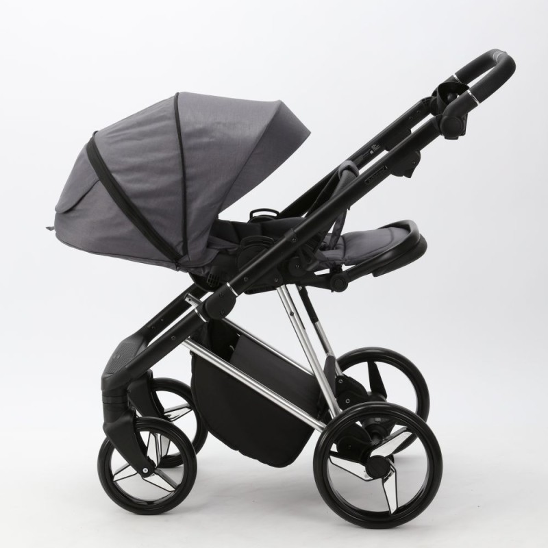 Carucior 3 in 1 Blanc Adamex Deluxe Grey PS733