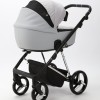 Carucior 3 in 1 Blanc Adamex Deluxe Light Grey PS586