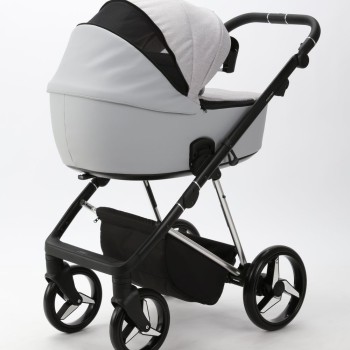 Carucior 3 in 1 Blanc Adamex Deluxe Light Grey PS586