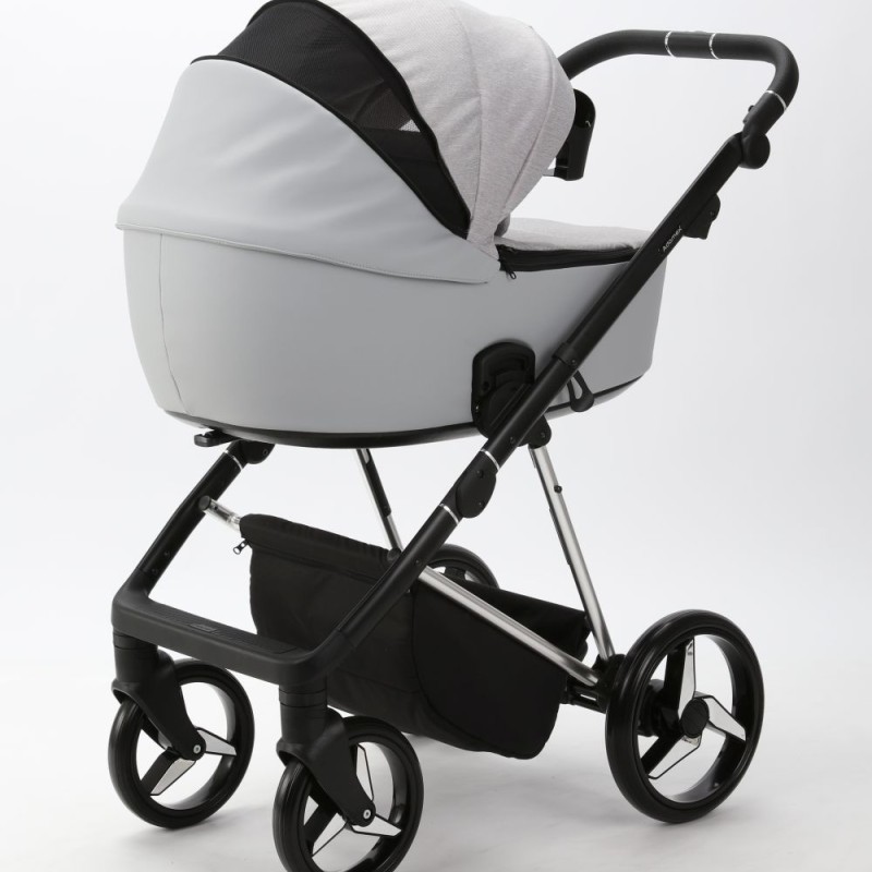 Carucior 3 in 1 Blanc Adamex Deluxe Light Grey PS586