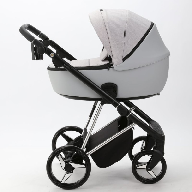 Carucior 3 in 1 Blanc Adamex Deluxe Light Grey PS586