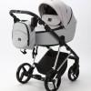 Carucior 3 in 1 Blanc Adamex Deluxe Light Grey PS586