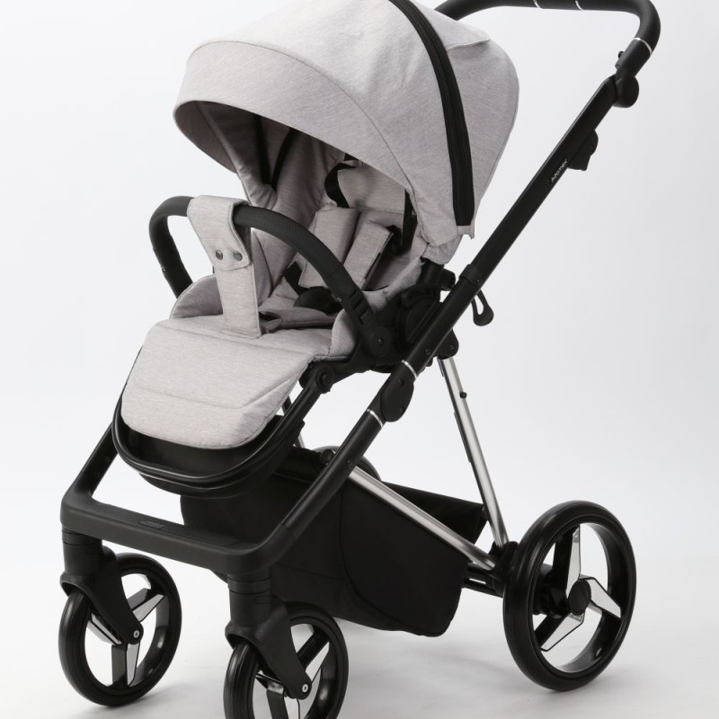 Carucior 3 in 1 Blanc Adamex Deluxe Light Grey PS586