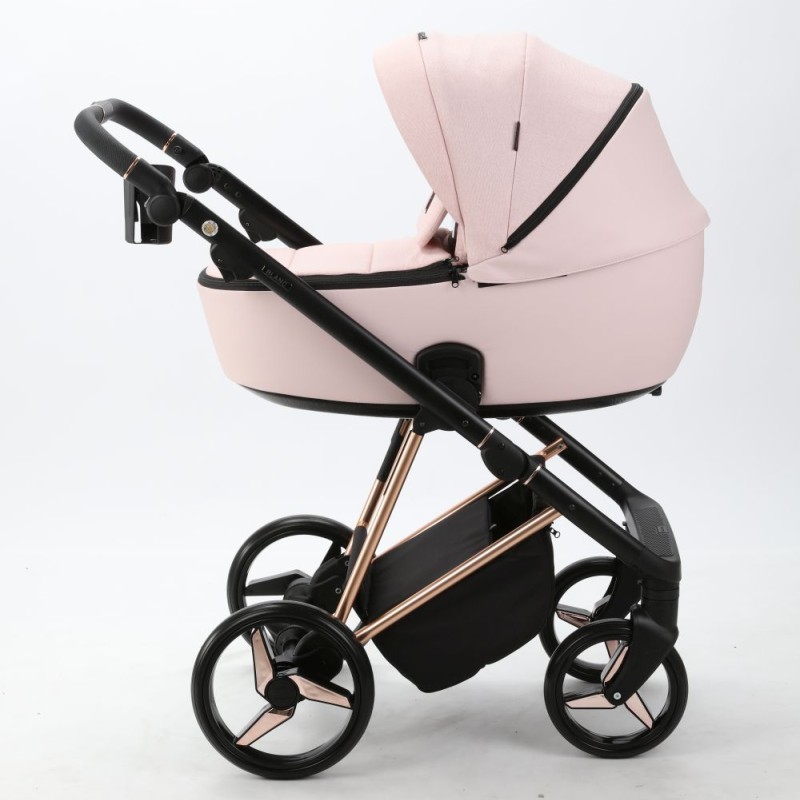 Carucior 3 in 1 Blanc Adamex Deluxe Rose PS731