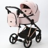 Carucior 3 in 1 Blanc Adamex Deluxe Rose PS731