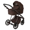Carucior 3 in 1 Delta Natura Collection Adamex Coffee cu scoica testata ADAC