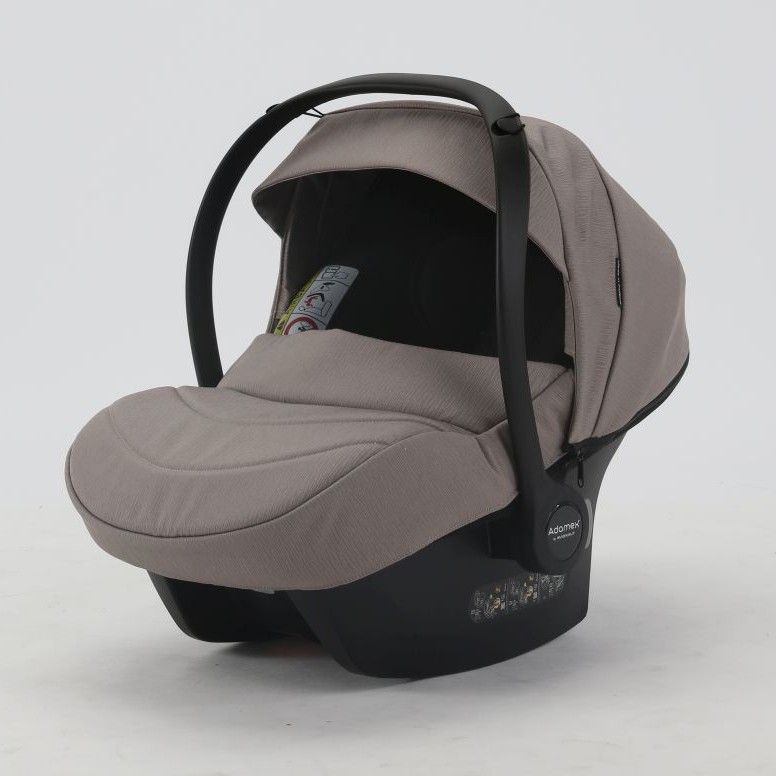 Carucior 3 in 1 Delta Natura Collection Adamex Cappucino cu scoica testata ADAC