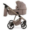 Carucior 3 in 1 Delta Natura Collection Adamex Cappucino cu scoica testata ADAC