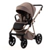 Carucior 3 in 1 Delta Natura Collection Adamex Cappucino cu scoica testata ADAC
