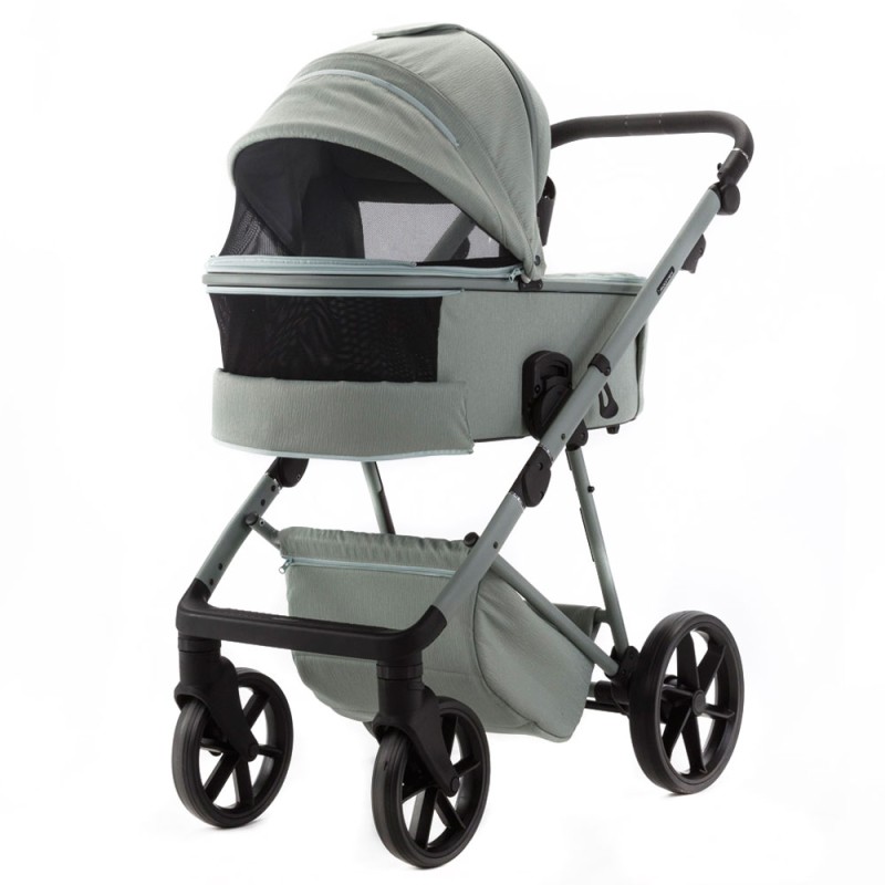 Carucior 3 in 1 Delta Natura Collection Adamex Mint cu scoica testata ADAC