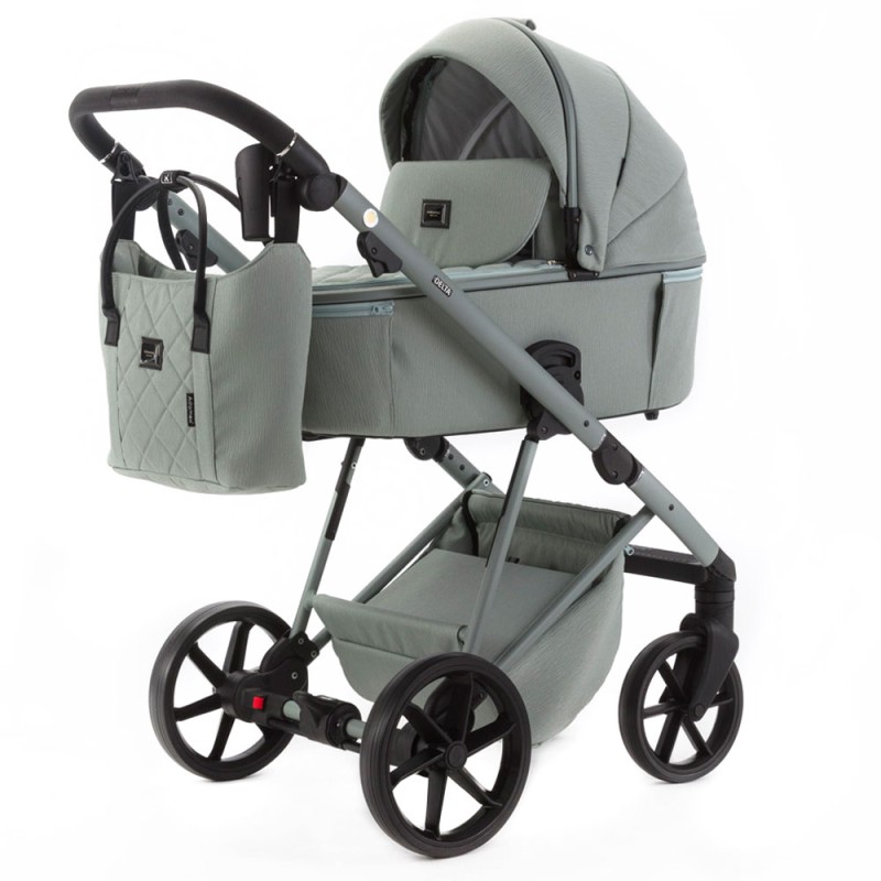 Carucior 3 in 1 Delta Natura Collection Adamex Mint cu scoica testata ADAC