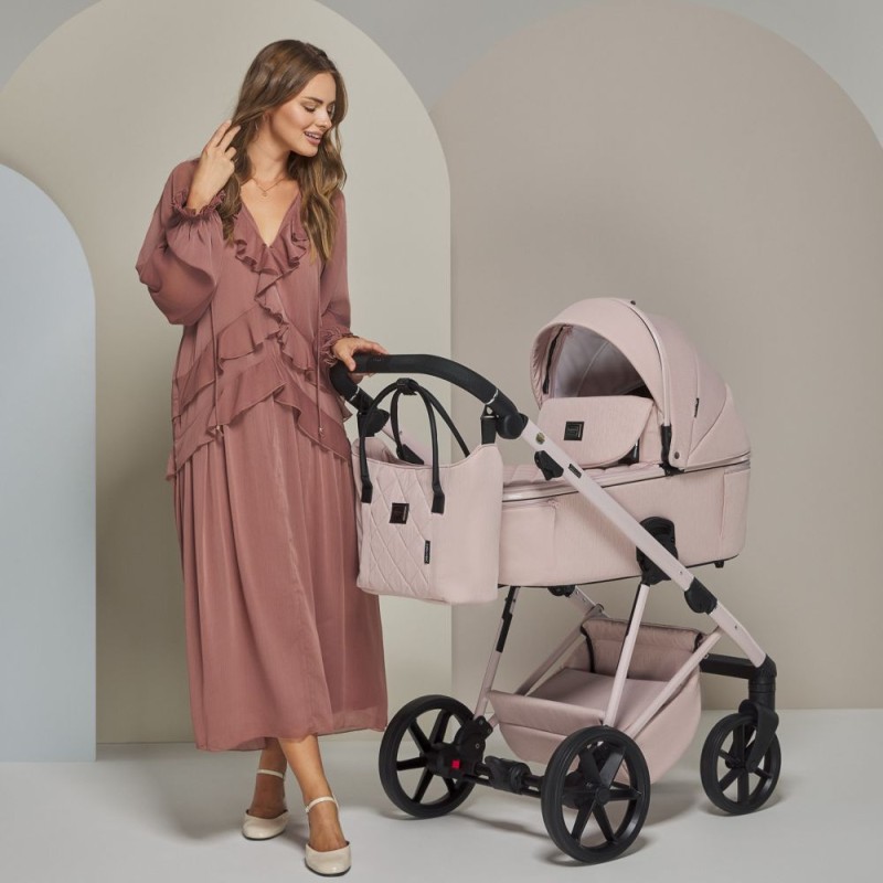 Carucior 3 in 1 Delta Natura Collection Adamex Rose cu scoica testata ADAC