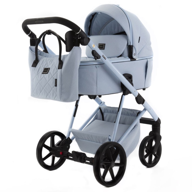 Carucior 3 in 1 Delta Natura Collection Adamex Sky cu scoica testata ADAC