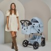 Carucior 3 in 1 Delta Natura Collection Adamex Sky cu scoica testata ADAC
