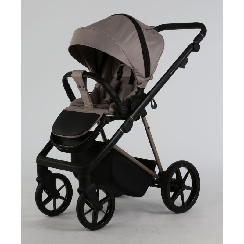 Carucior 3 in 1 Delta Adamex Deluxe Beige TK803 cu scoica testata ADAC