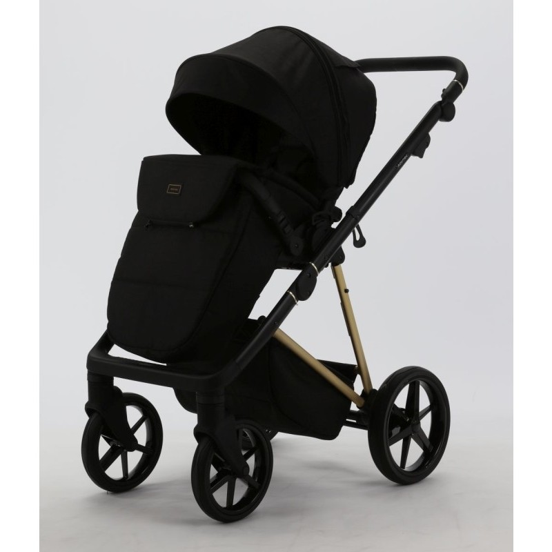 Carucior 3 in 1 Delta Adamex Deluxe Black TK807 cu scoica testata ADAC