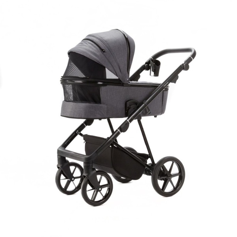 Carucior 3 in 1 Delta Adamex Deluxe Grey TK812 cu scoica testata ADAC