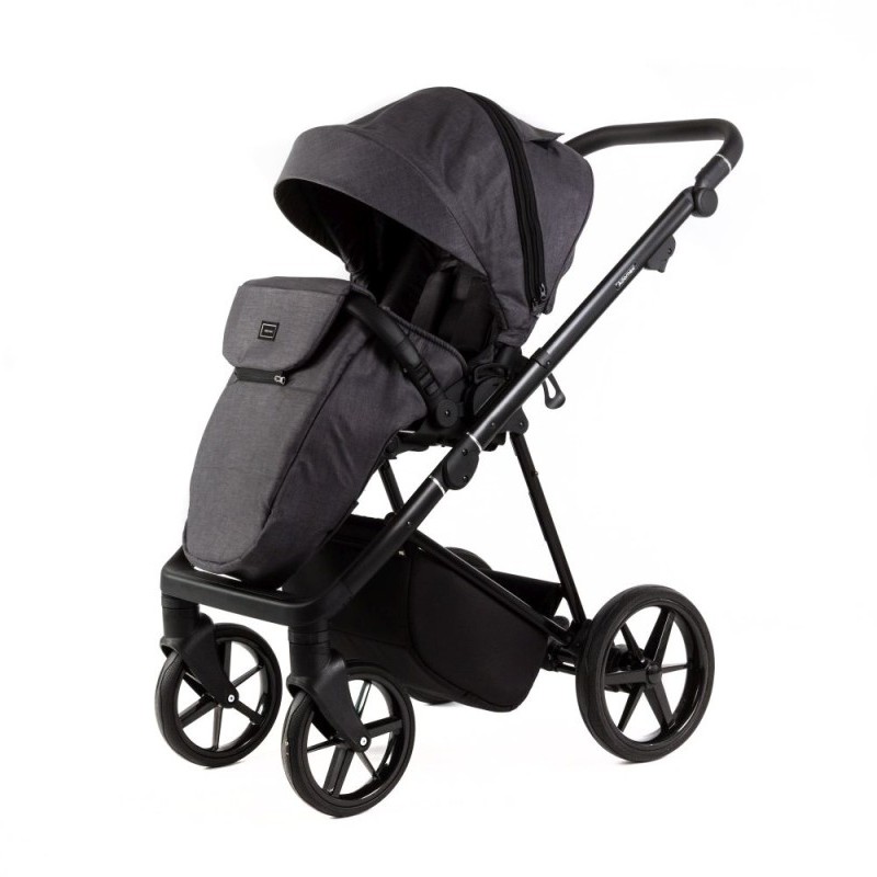 Carucior 3 in 1 Delta Adamex Deluxe Grey TK812 cu scoica testata ADAC