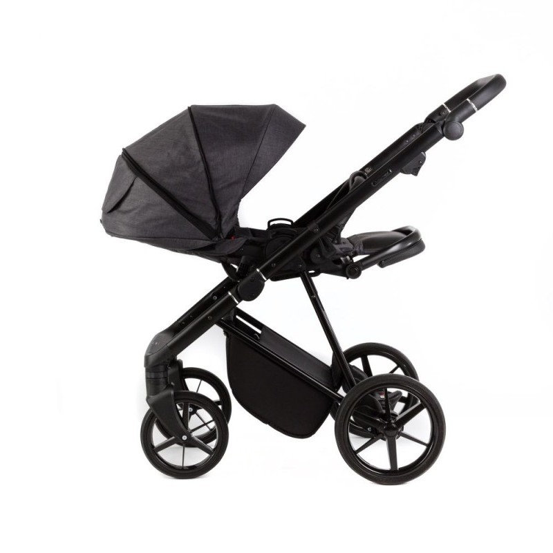 Carucior 3 in 1 Delta Adamex Deluxe Grey TK812 cu scoica testata ADAC