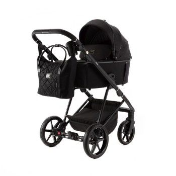 Carucior 3 in 1 Delta Adamex Black TK53 cu scoica testata ADAC