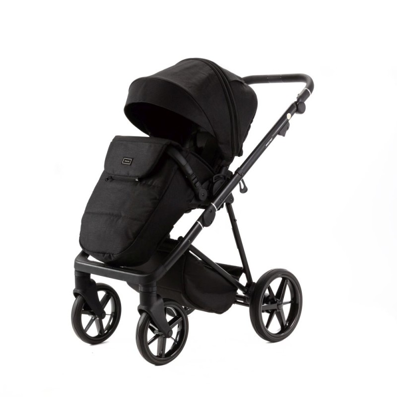Carucior 3 in 1 Delta Adamex Black TK53 cu scoica testata ADAC