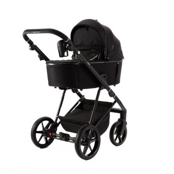 Carucior 3 in 1 Delta Adamex Black TK53 cu scoica testata ADAC