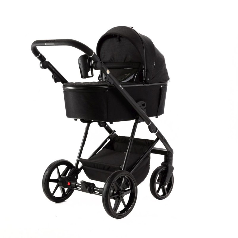 Carucior 3 in 1 Delta Adamex Black TK53 cu scoica testata ADAC
