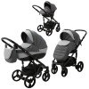 Carucior 3 in 1 ENCORE 2 Adamex Grey Jeans AZ2 cu scoica testata ADAC