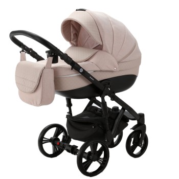 Carucior 3 in 1 ENCORE 2 Adamex Beige Cream AZ5 cu scoica testata ADAC
