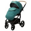 Carucior 3 in 1 ENCORE 2 Adamex Green Art EN1 cu scoica testata ADAC