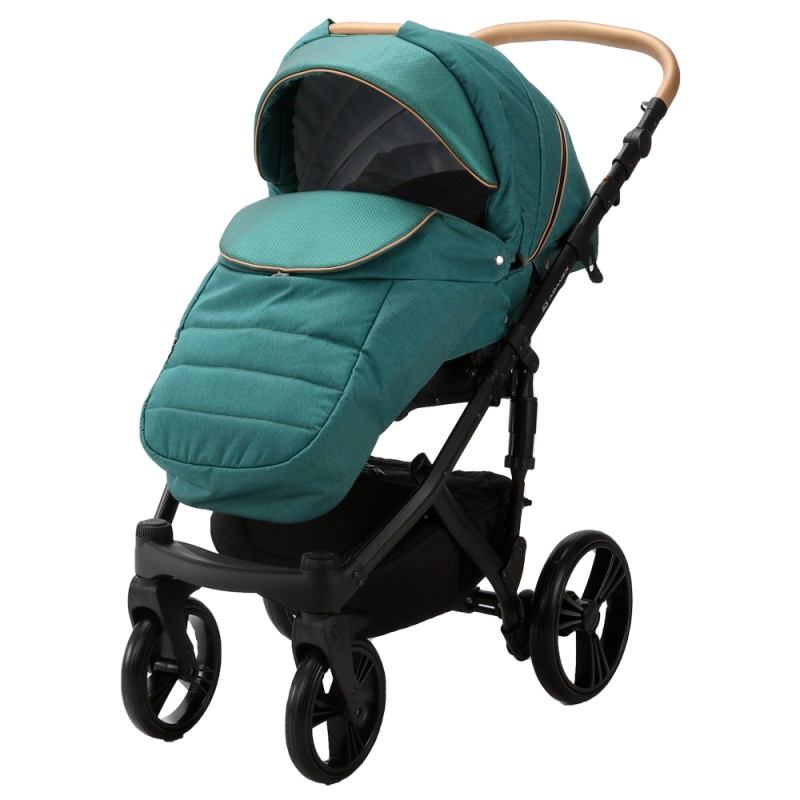 Carucior 3 in 1 ENCORE 2 Adamex Green Art EN1 cu scoica testata ADAC