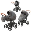 Carucior copii 3 in 1 Adamex Encore 2 Grey Lover X5
