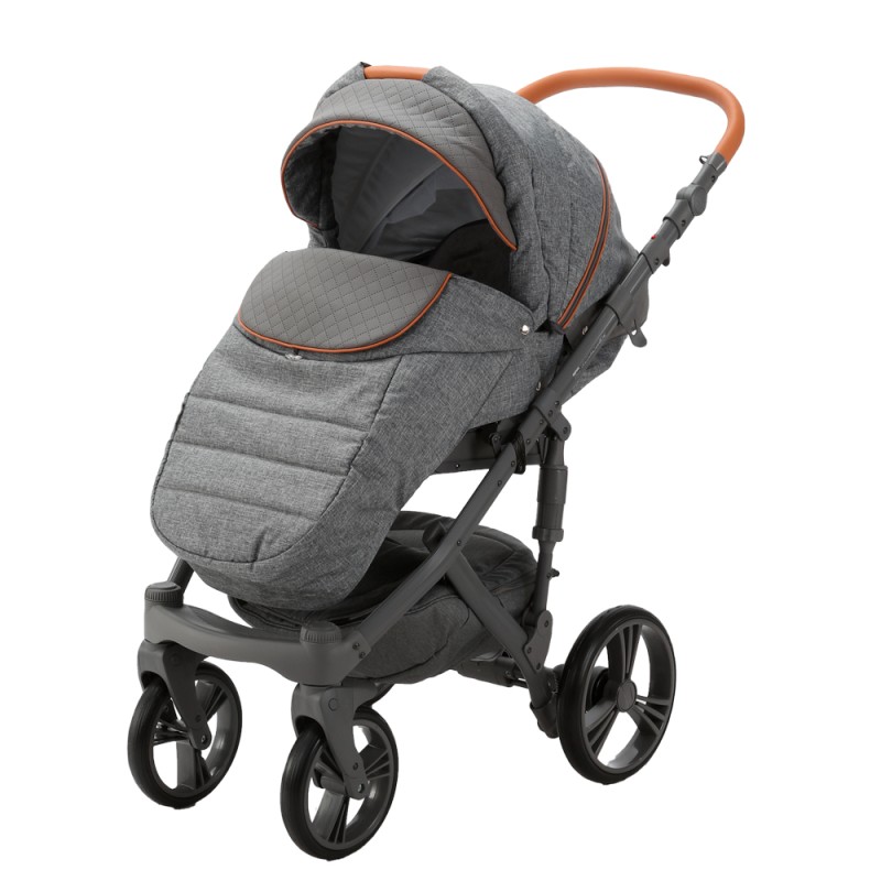 Carucior copii 3 in 1 Adamex Encore 2 Grey Lover X5